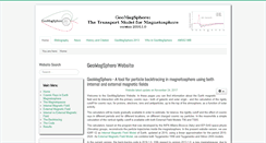Desktop Screenshot of geomagsphere.org